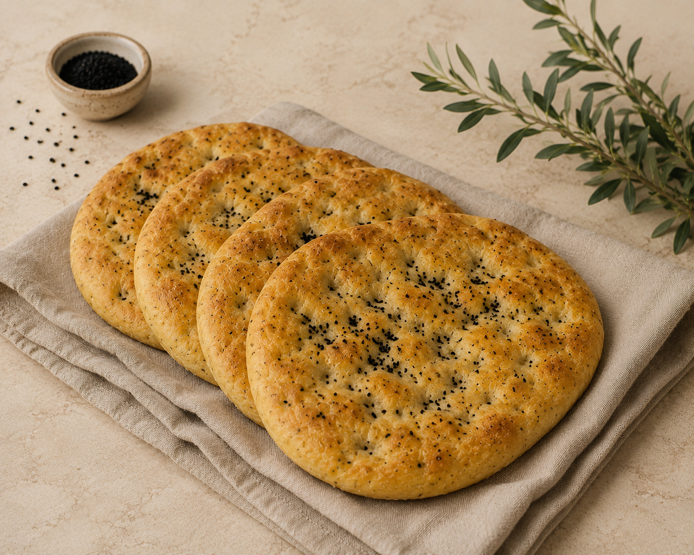 Organic Anise Meshtah / Flat Bread