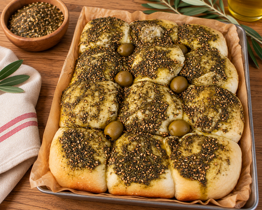 Lebanese Thyme (Zaatar) Bread W Olive