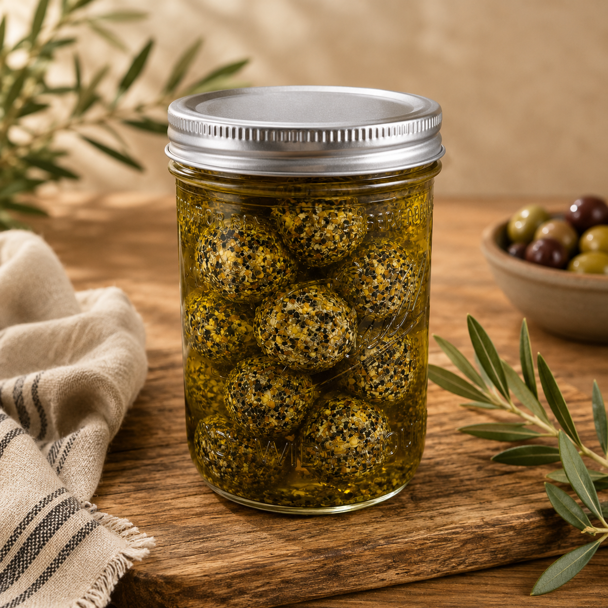 Labneh Balls (w Zaatar)