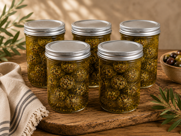 Labneh Balls (w Zaatar)