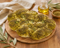 Lebanese Thyme (Zaatar) Bread W Olive