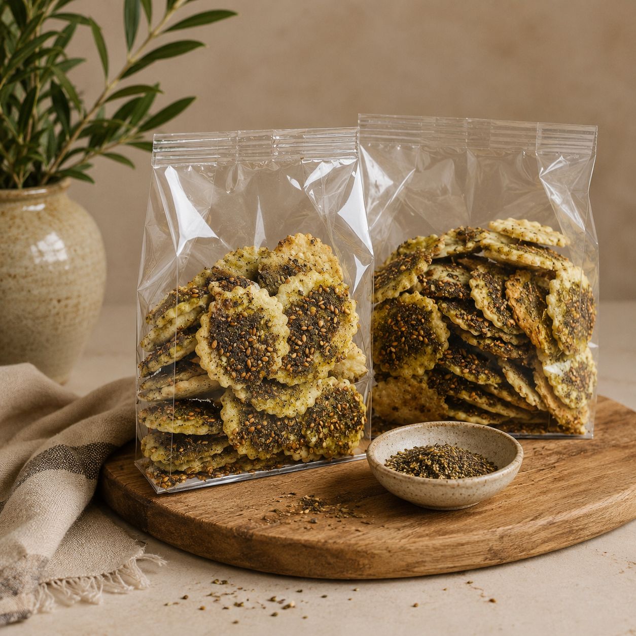 Zaatar Crackers
