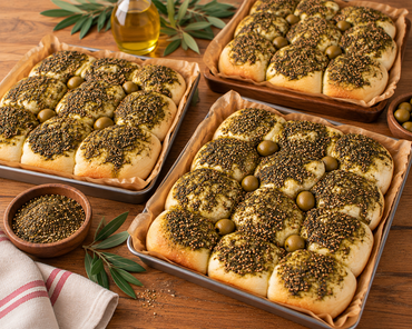 Lebanese Thyme (Zaatar) Bread W Olive