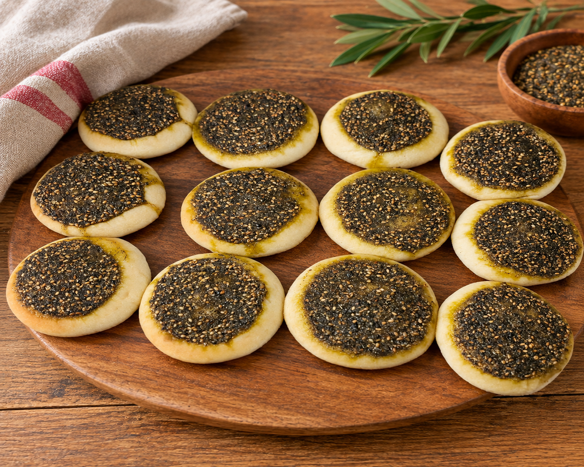 Zaatar (Lebanese Thyme) Manakesh